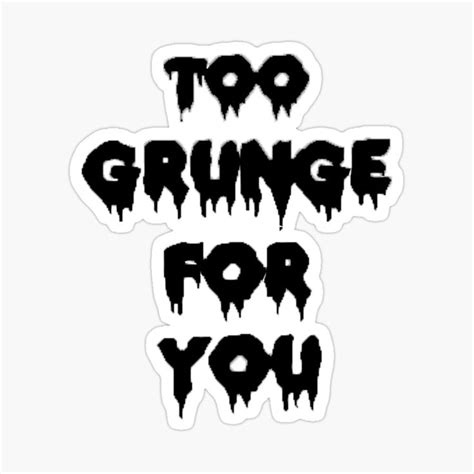 Grunge Sticker Sticker By TulayY In 2020 Black And White Stickers
