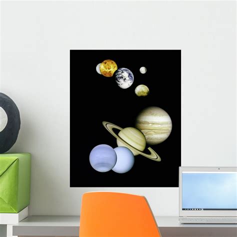 Planets Outer Space Wall Mural By Wallmonkeys Peel And Stick Graphic