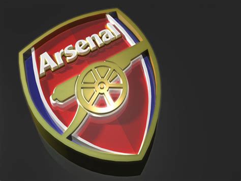 Arsenal Fc Logo 3d Download In Hd Quality