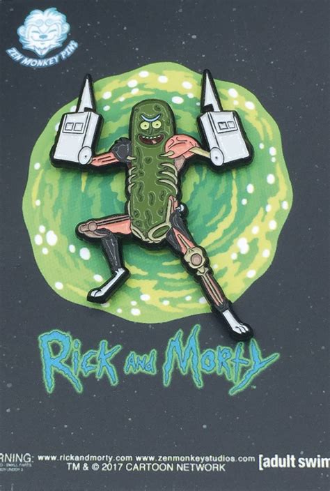 Buy Rick And Morty Pickle Rick Wrat Limbs Lapel Pin New Dimension