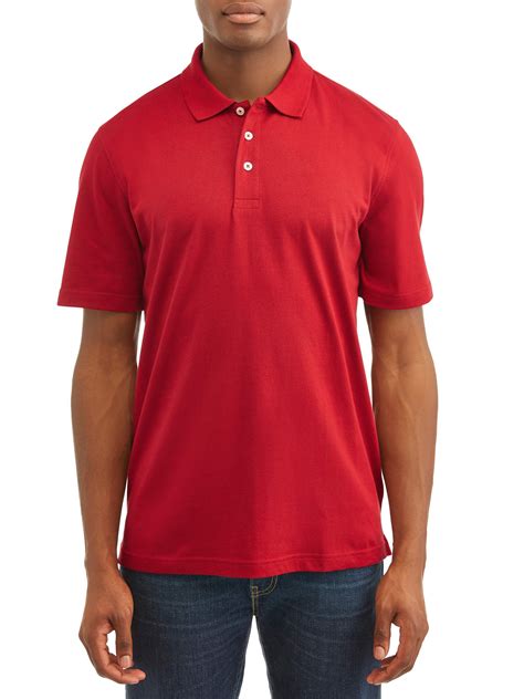 George Mens Short Sleeve Solid Polo Shirt