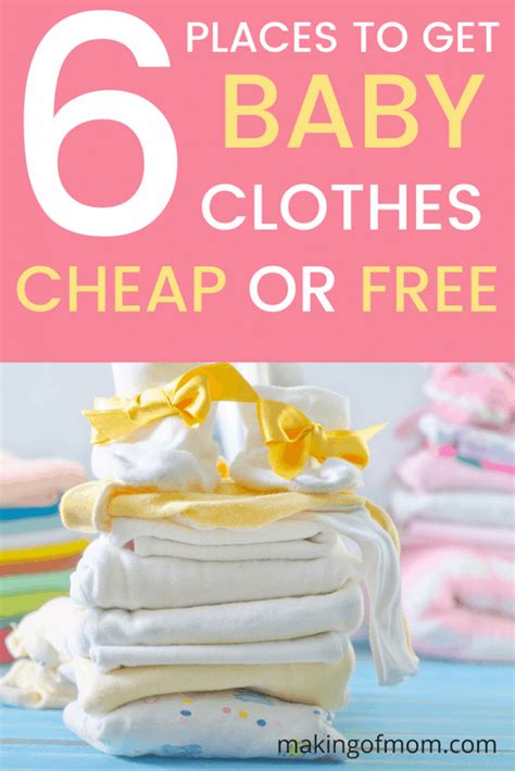 Where To Buy Cheap Baby Clothes 6 Places To Get Cheap Or Free