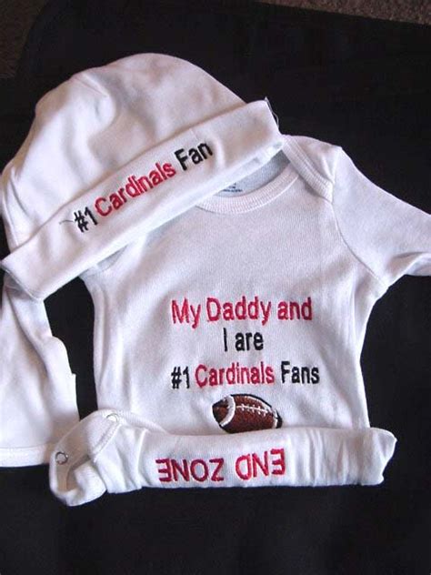 Arizona Cardinals Football Baby Infant Newborn Onesie Creeper Nfl Hat Set