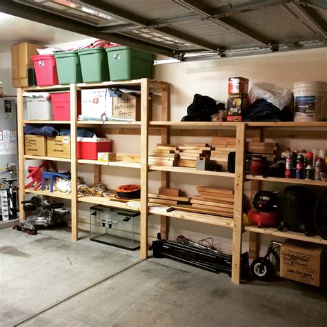Free plans to build garage shelving using only 2x4s. DIY Garage Storage Favorite Plans | Ana White