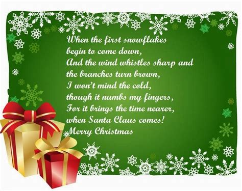 Sweet Christmas Poems Merry Christmas Wishes And Images Pinterest