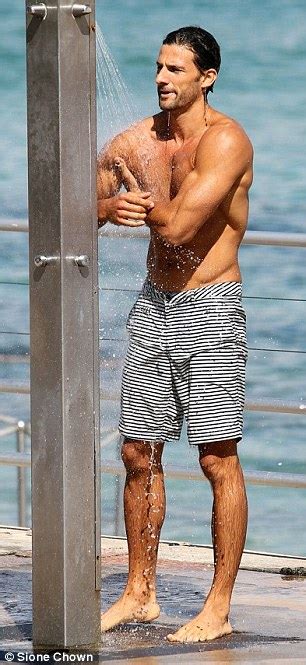 Tim Robards Takes A Dip At Bondi Beach After Relaxing Trip To Bali With Anna Heinrich Daily