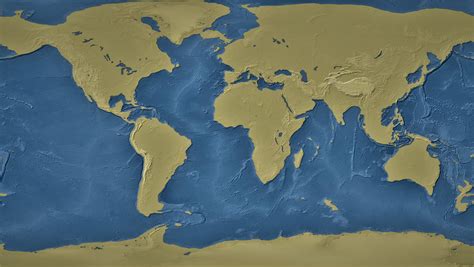 What Does Earth Look Like With 1000 Meters Of Sea Level Rise Or Drop