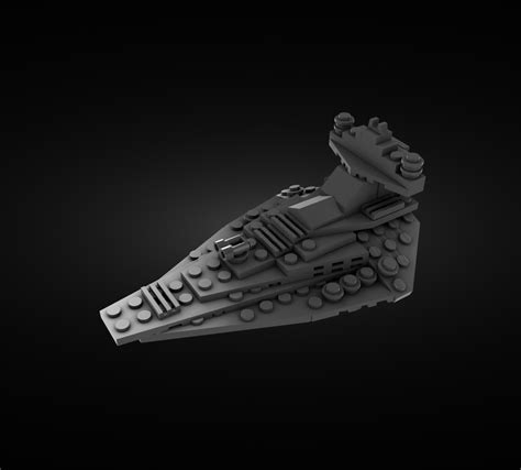 Free Stl File Lego Star Wars Mini Star Destroyer・3d Print Design To