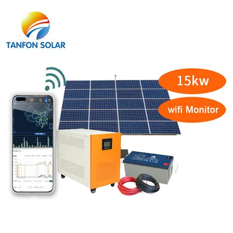15kw Off Grid Solar Power System Kit With Battery Backup