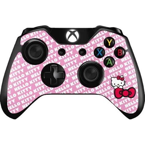 Hello Kitty Pink Bow Peek Xbox One Controller Skin Hello Kitty Video