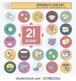 Feedback Icon Set Suitable Web Interface Stock Vector Royalty Free Shutterstock