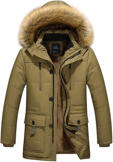 YHWW Chaqueta De Plumas Chaqueta De Invierno Para Hombre Cuello De