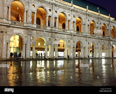 Beautiful Palladian Basilica In Piazza Dei Signori In Vicenza In Italy