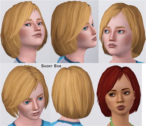 Sounds perfect wahhhh, i don't wanna. My Sims 3 Blog: New Sims 3 Hair - Short Bob