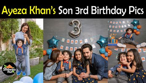 Ayeza Khan Son Rayans Adorable Birthday Pics Showbiz Hut