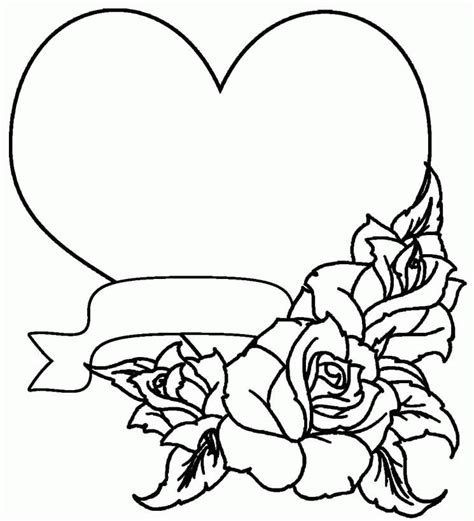 Give your children free will to explore and have fun looking at them go about it. Free Adult Printable Coloring Pages Roses Heart - Coloring Home