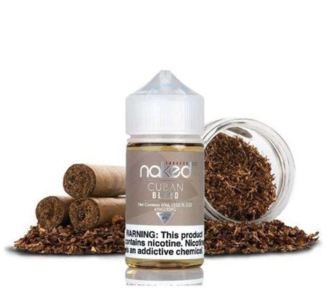 buy online naked 100 tobacco cuban blend 60ml in uae