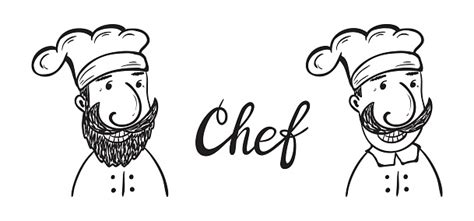This tutorial is a simple explanation for how to achieve the outline effect seen in my series of skyrace models. Funny Bearded And Mustachioed Chef Hand Drawn Cartoon Hipster Chef Cook Characters Black And ...
