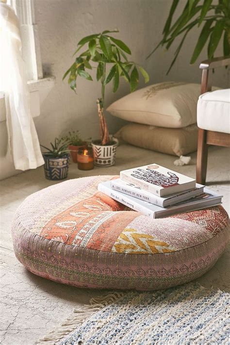 The floor cushions are formed as oversized river rocks that are available in a variety of shapes and sizes. Adar Floor Pillow | Hippie home decor, Floor pillows, Decor