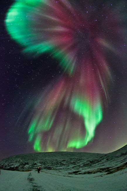 An Absolute Fantastic Auroral Outbreak Captured At Rekvik Mountain