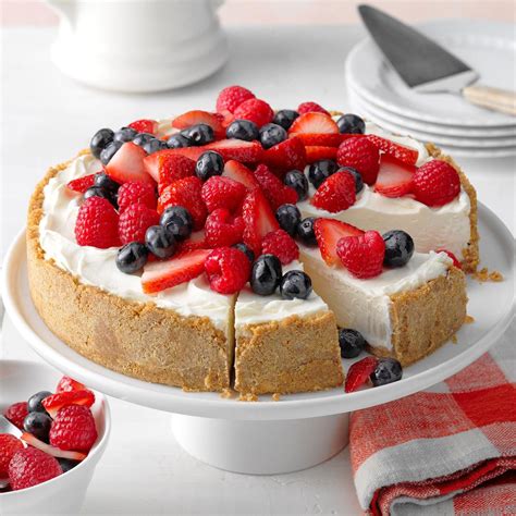 Triple Berry No Bake Cheesecake Recipe How To Make It