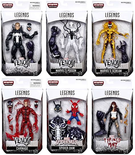 Marvel Legends Monster Venom Series Set Of 6 Action Figures