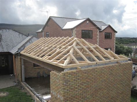 Timber Framing Of Hip Roof Swansea Oak Framed Hipped Roof By Castle