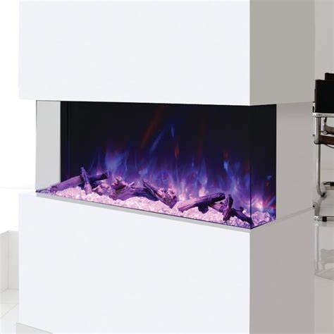 Amantii Tru View 50 Built In Three Sided Electric Fireplace Indoor