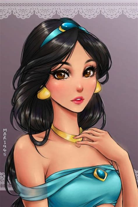 These Anime Disney Princess Portraits Are Pretty Marvelous Disney