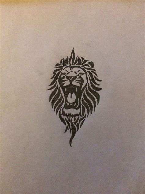Pin By Róbert Varga On Ink Tribal Lion Tattoo Lion Tattoo Tribal Lion
