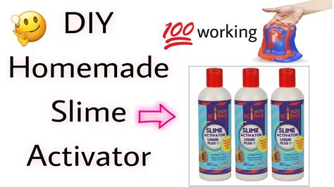 How To Make Slime Activator At Home Homemade Slime Activator Diy