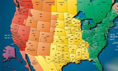 List Of Us Area Codes And Time Zones Climatewile