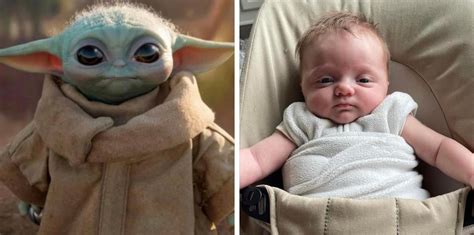 My Baby Human Resembles Baby Yoda Rbabyyoda