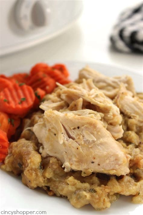 Easy Slow Cooker Chicken And Stuffing Cincyshopper