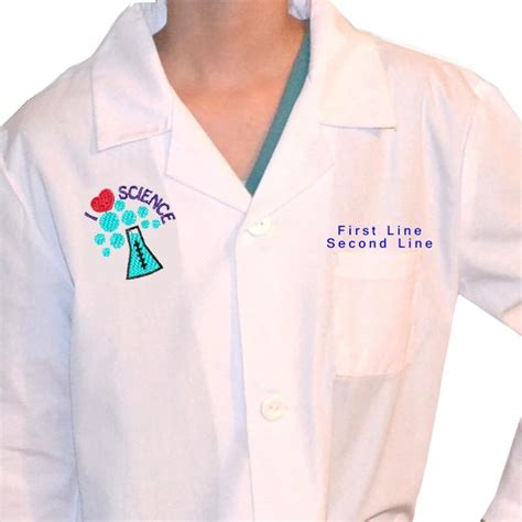 Embroidered Personalized Kids Lab Coat For Little Doctors And Etsy
