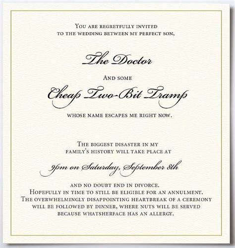 Sample Wedding Invitation Wording For Reception Only Wedding