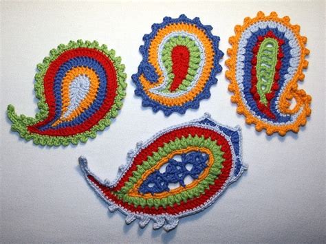 Paisley Crochet Pattern By Carocreated On Etsy