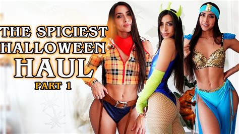 Sexy Halloween Costume Try On Haul Pt Youtube