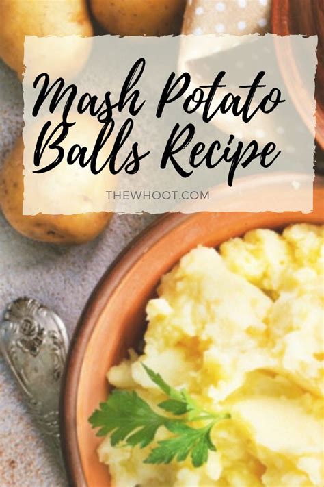 Mashed Potato Balls Recipe Oven Baked The Whoot In 2020 Mashed