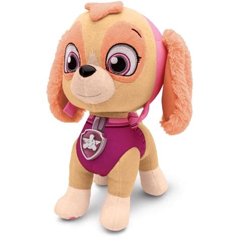 Paw Patrol Deluxe Lights And Sounds Plush Real Talking Skye Walmart