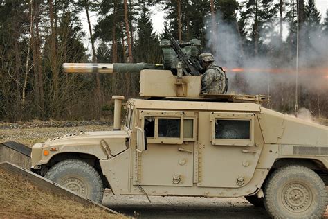 Hmmwv M1167 Humvee Featuring A Tow Missile Launcher