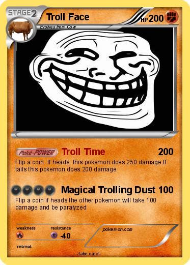 Pokémon Troll Face 1657 1657 Troll Time My Pokemon Card
