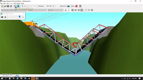 A Quick Way How To Use West Point Bridge Designer Software Youtube