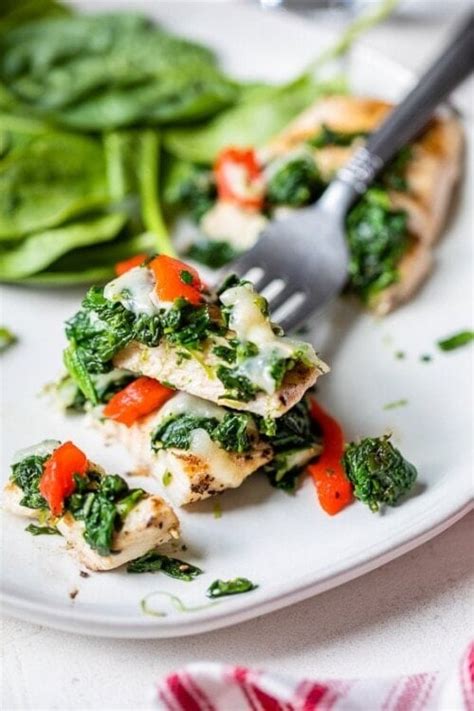 Chicken Rollatini With Spinach Alla Parmigiana Skinnytaste