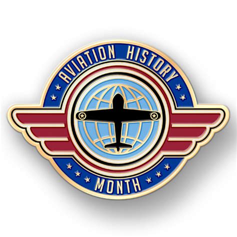 Aviation History Month Custom Lapel Pins Signature Pins