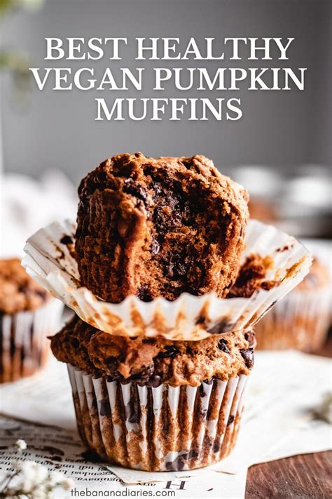 Best Vegan Healthy Pumpkin Muffins Healthy Vegan Desserts Low Sugar
