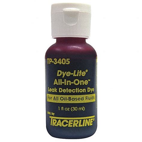 Tracerline 1 Oz Container Size Uv Leak Detection Dye 36pw58tp 3405