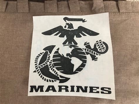 United States Marine Corps Decal For Cars Trucks Vinyl Etsy