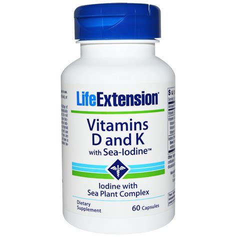 We did not find results for: Life Extension, Vitamins D and K, with Sea-Iodine, 60 ...