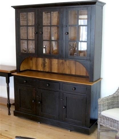 Our traditional china cabinets are great for decoration, as they we've also got kitchen buffets and hutches to help store your collection of kitchenware. 6 Door 3 Drawer Black Hutch - Farmhouse - China Cabinets ...